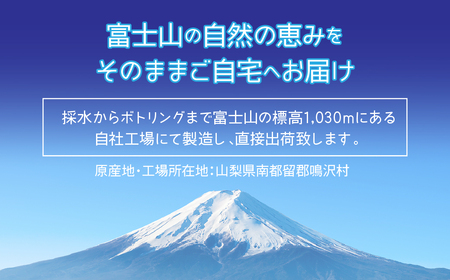 鳴沢村の天然水500mL×48本(鳴沢村産天然水) NSC003 |  水 ミネラルウォーター ペットボトル水 天然水 アウトドア水 キャンプ水 備蓄水 防災水 常温 ランキング 山梨県 鳴沢村 |