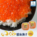 【ふるさと納税】北海道いくら醤油漬け400g（200g×2p） | 魚卵 魚介類 水産 食品 人気 おすすめ 送料無料