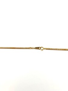 K18 6面ダブル喜平ネックレス(金具:引き輪)　50cm　JI50-10