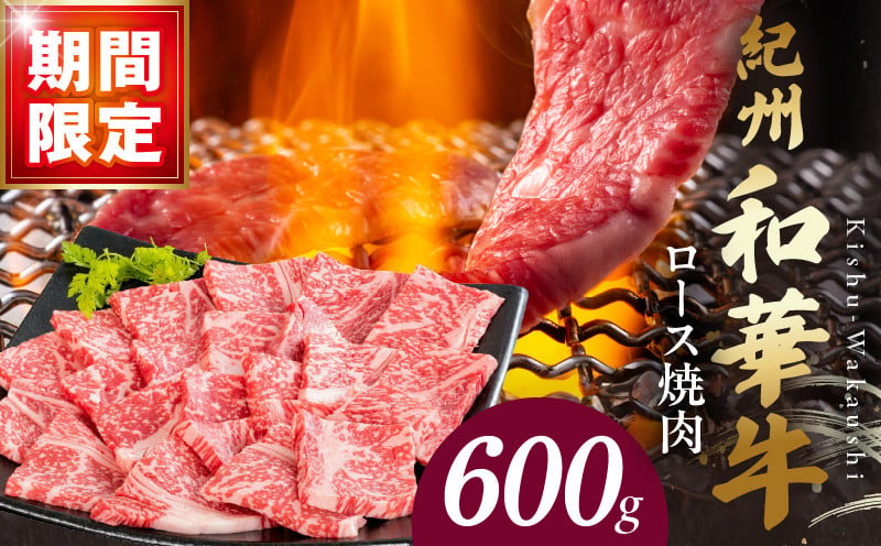 
            BN6104_C_【期間限定】紀州和華牛　ロース焼き肉 500g+100g（合計600g）
          