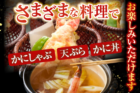 根室海鮮市場[直送]お刺身OK！生本ずわいがに棒肉ポーション300～400g(9～16本) A-28225