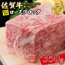 【ふるさと納税】佐賀牛 プロ用ブロック肉 ロース 350g 佐賀牛 牛ロース 国産 ブロック 牛肉 ステーキ 焼肉 ブランド牛 送料無料 A5～A4 ブランド牛 ステーキ しゃぶしゃぶ スライス 焼肉 ブロック 人気 ランキング 高評価 牛肉 佐賀県産 黒毛和牛