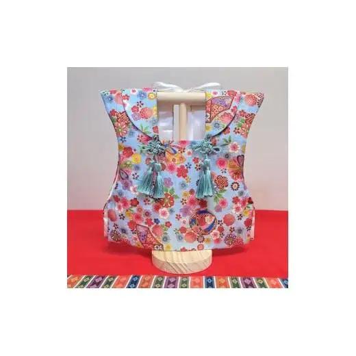 【4.水色系（桜・梅・鞠）】【選べる8色】ベビーお祝い着(被布)