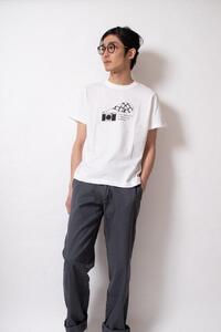 【1サイズ】【KEY MEMORY】Camera T-shirts WHITE