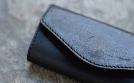 [Botanical Leather] キーケース (カラー：栗染め(ブラック))