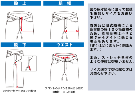 230P7625 秋田の拘り「なまはげジーンズ」赤鬼モデル（レギュラーストレート）32インチ 赤鬼モデル 32インチ