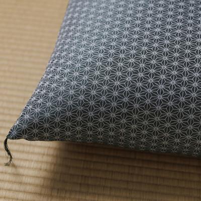 ふるさと納税 富士吉田市 高級座布団カバー 銘仙判 55×59cm 麻の葉文様(緑色) 撥水加工/手洗い可 日本製 |  | 01