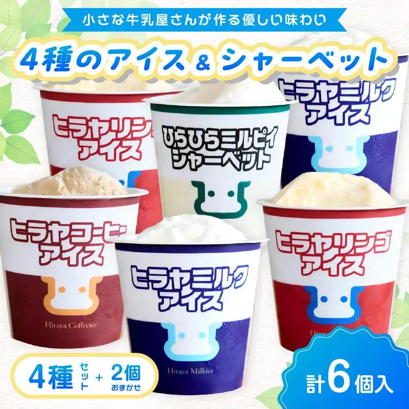 ヒラヤアイス6個セット シャーベット｜アイス