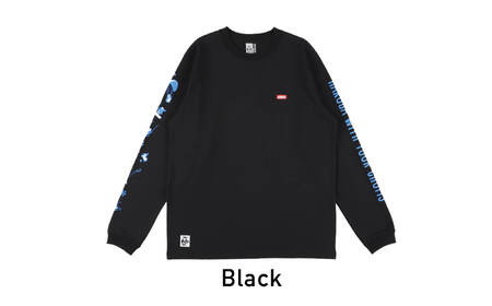 CHUMS×HAKUBA  長袖Tシャツ XL /ブラック