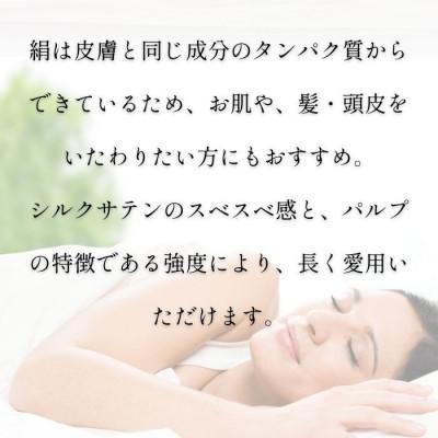 ふるさと納税 与謝野町 洗える抗菌シルク和紙　枕カバー 【宮眞】　肌にやさしい、美容・ヘアケアにぴったりの寝具　新生活にも |  | 02