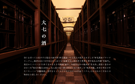 大七酒造「名滴撰Ｊ」 720ml×2種【道の駅安達】