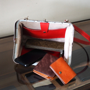 昔ながらの車掌かばん コンパクト 選べる8色 本革 ショルダーバッグ レザー