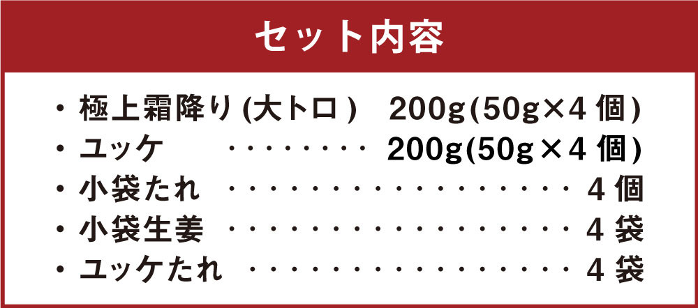 熊本 馬刺し 極上霜降り (大トロ) 200g+馬肉ユッケ200g 計400g セット たれ付き