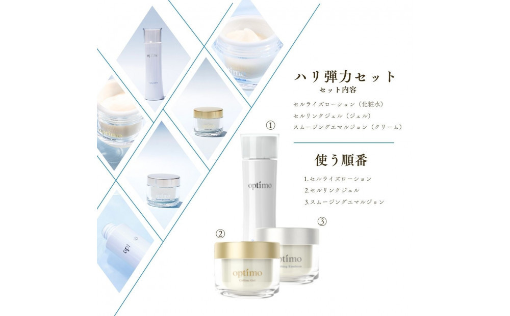 オプティモ スキンケア ハリ弾力セット