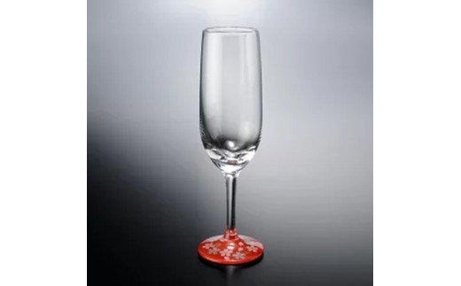 
                  【選べるカラ―】みよし漆器本舗 紀州塗り ぬりもん de Verre トールシャンパン 蒔絵 桜 185ml
                