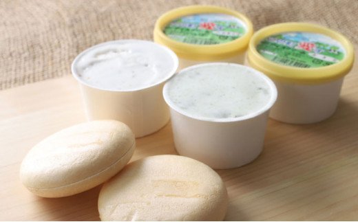 この町愛すの家 モ～ちゃんカップアイス（6個）・もなかアイス（5個） F4F-0811