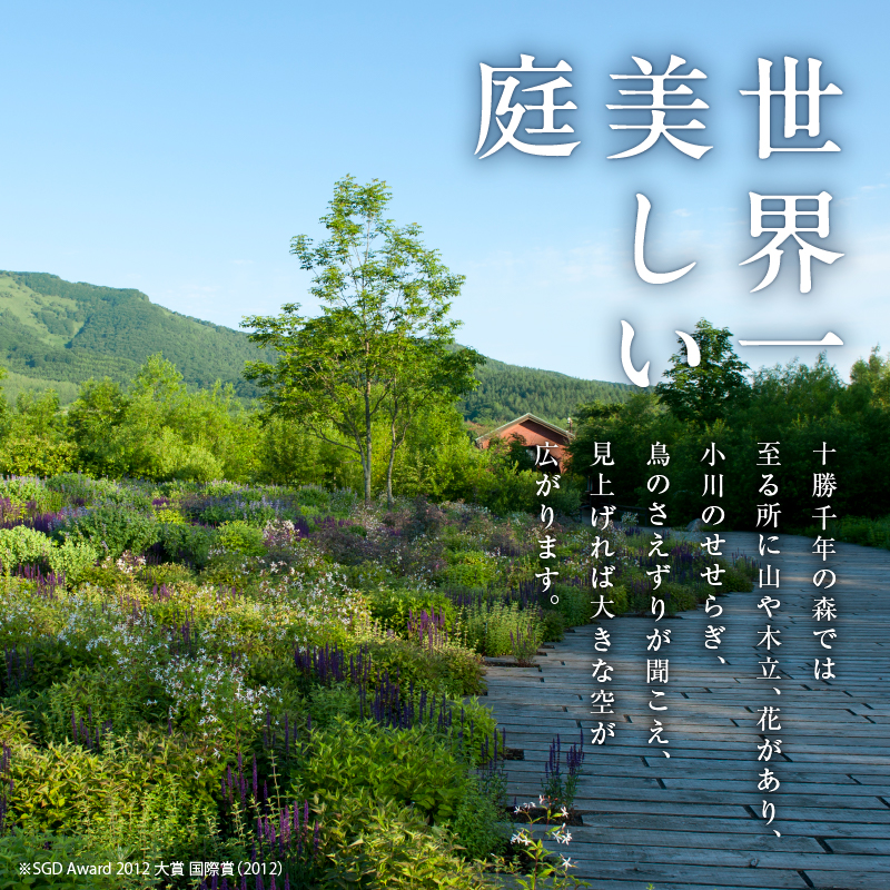 十勝千年の森 年間パス入場券 大人1名分【北海道 清水町 自然 十勝千年の森 十勝毎日新聞社 ガーデン 入場券 年間パス レジャー おでかけ】