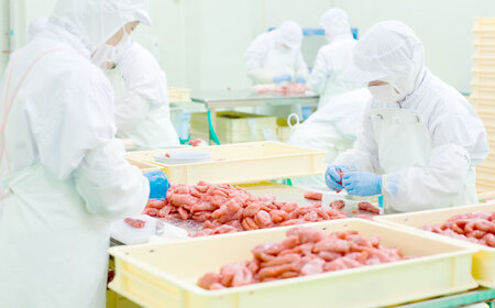 【食品添加物不使用】【お徳用】辛子明太子並切　500g×2個セット　 [ABEQ026]