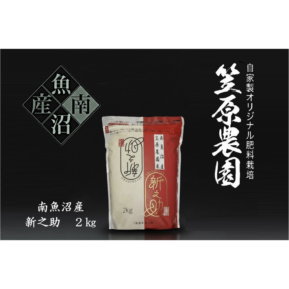 【令和７年産】南魚沼産 笠原農園米 新之助 2kg