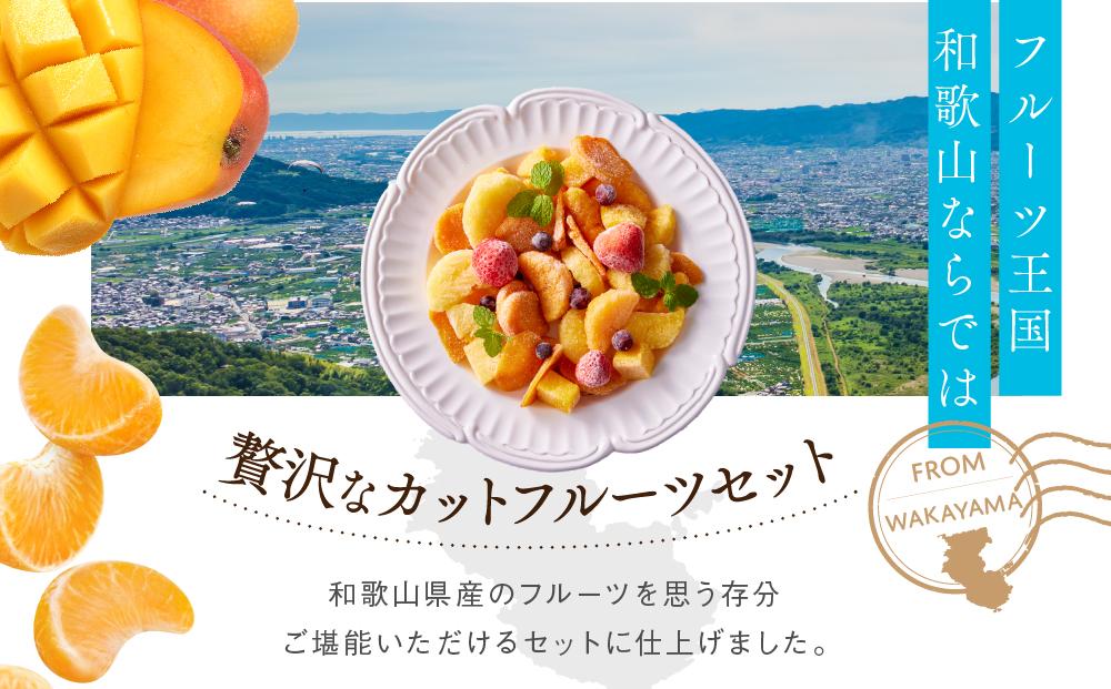 CAS凍結 和歌山県産 季節の カットフルーツ 詰め合わせ 約300g × 3パック 合計約900g 	P020_イメージ3