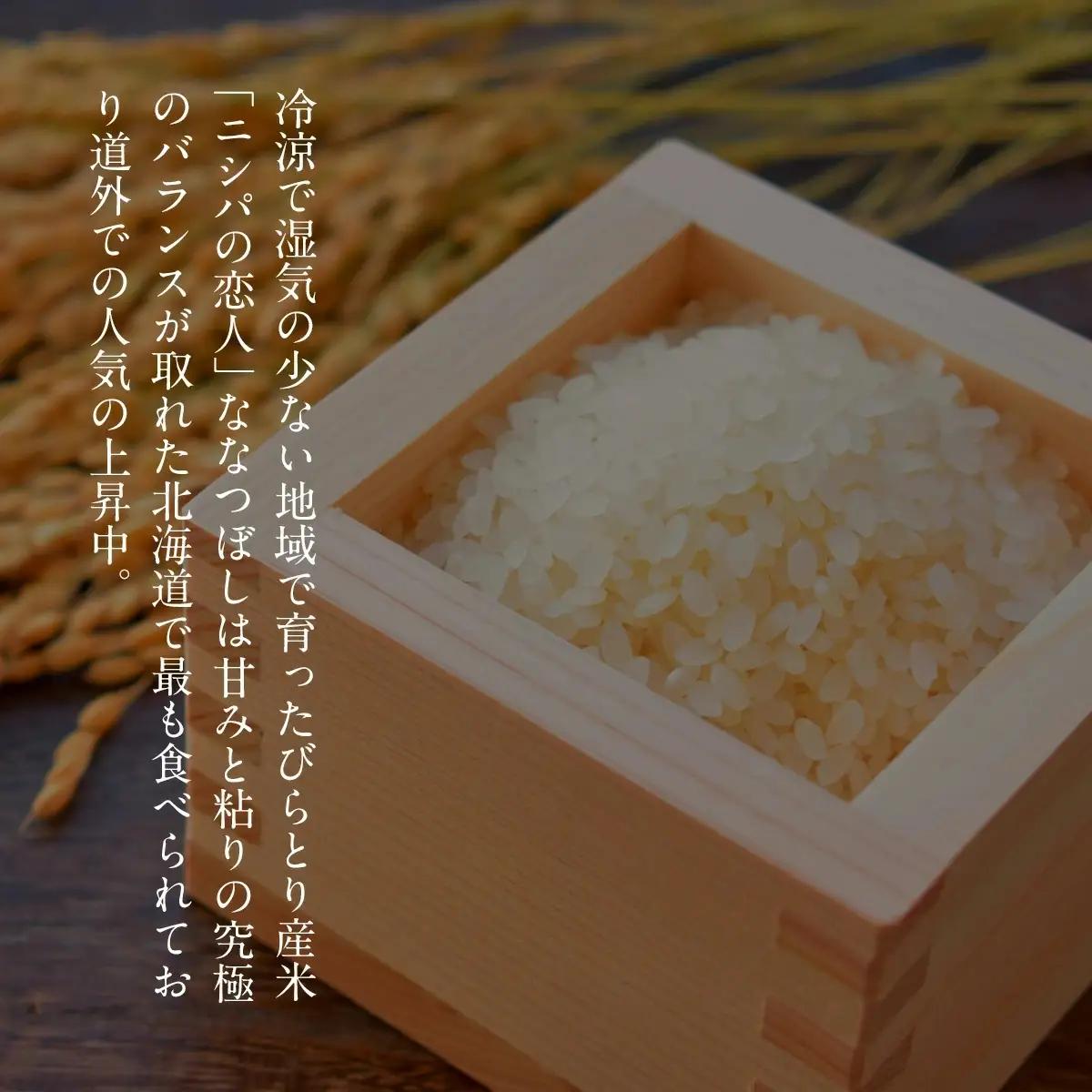 【令和7年産新米】北海道で１番人気！「ニシパの恋人」ななつぼし10kg（10kg×1） BRTH014