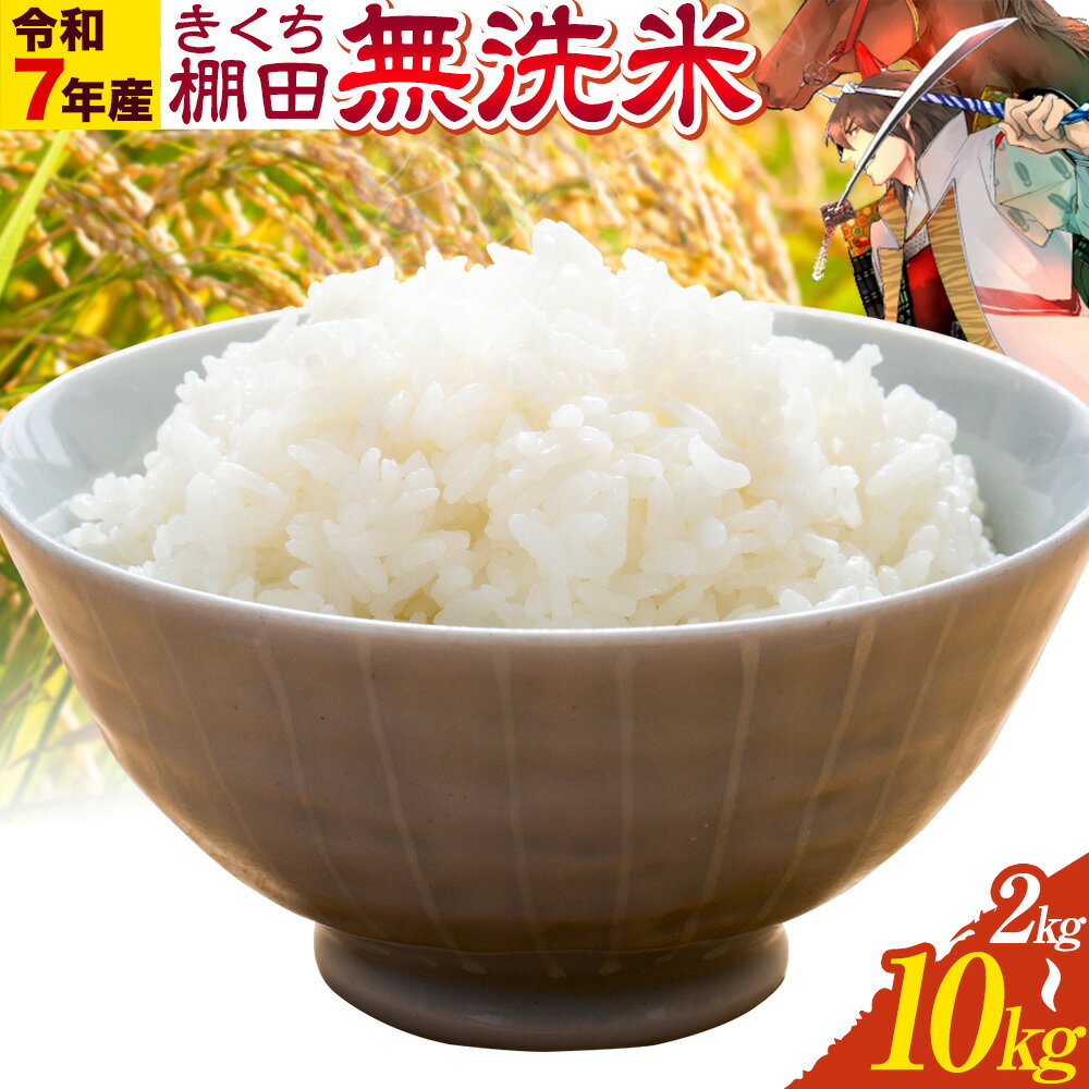 【ふるさと納税】令和7年産 きくち 棚田 無洗米 2kg 10kg ひのひかり《30日以内に出荷予定(土日祝除く)》熊本県 菊池市 米 こめ ヒノヒカリ お米 ブランド米 単一原料米 菊池