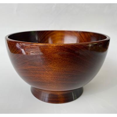 ふるさと納税 南木曽町 伝統的工芸品　南木曽ろくろ細工　栃　令和どんぶり