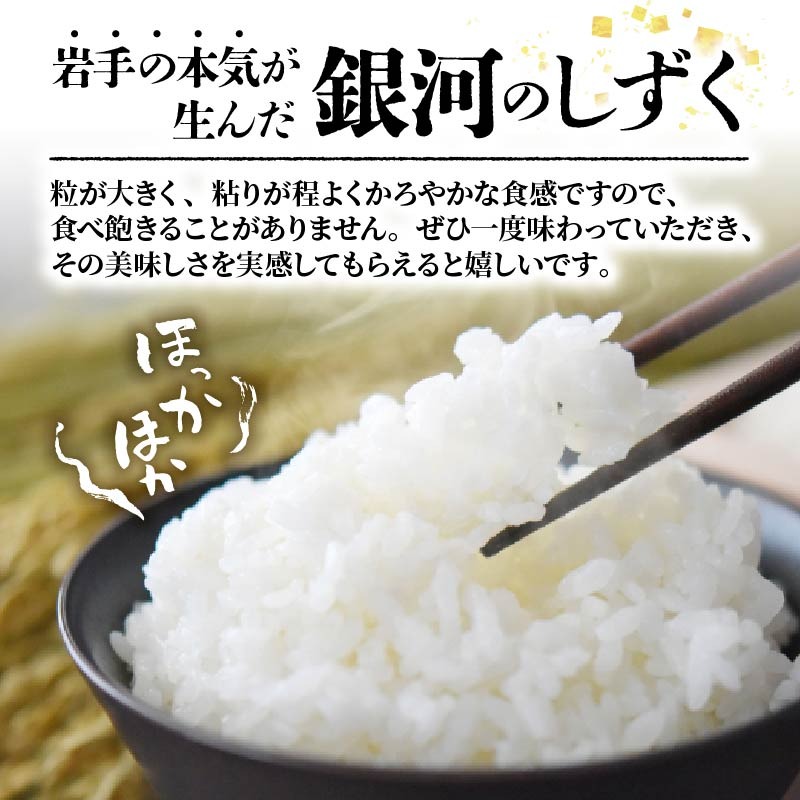 【先行予約】 令和8年産 銀河のしずく 一等米 精米 5kg 岩手県産 米 白米 はくまい コメ rice ごはん 常温 常温保存 保存 農家 農作物 栄養 夕飯 大船渡 三陸 岩手県 国産