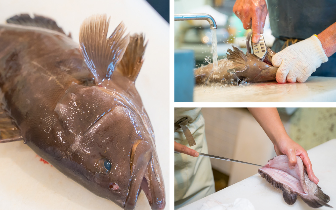 尾鷲で３代続く魚屋「魚鉄」にて、
綺麗に下処理をした上でお送りします！