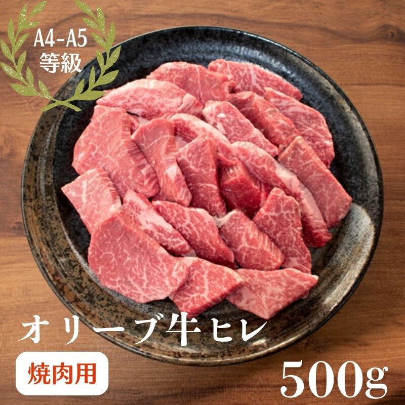 【ふるさと納税】オリーブ牛 ヒレ 焼肉 500g　お届け：ご寄附（入金）日より約2週間程度にて順次発送いたします。