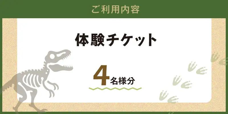 S188-004_化石ディグ利用券(4名様)