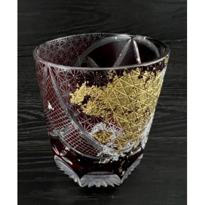 箔舞切子002 レッド【1627634】