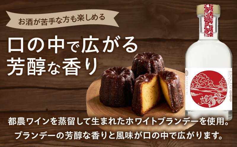 TSUNOWINE＆BAKERY カヌレ6個セット_T053-003【パン 菓子パン トースト 国産 人気 ギフト 食品 パン 自家製 簡単調理 お土産 贈り物 送料無料 プレゼント】