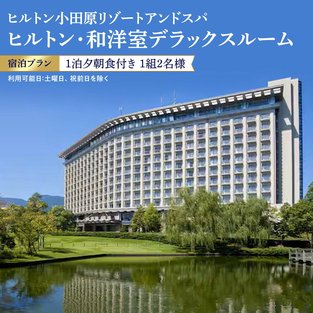 【ふるさと納税】【チケット有効期限延長！】ヒルトン・和洋室デラックスルーム　1 泊夕朝食付き＜1組2名様＞【オーシャンビュー フィットネス 天然温泉大浴場 バーデゾーン 朝食ビュッフェ 都心から1時間のリゾート ファミリーステイ可能 ヒルトン 神奈川県 小田原市 】