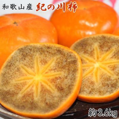 ふるさと納税 紀の川市 【2025年度発送分】【和歌山の名産】紀の川柿たっぷり約3.6kg・秀品