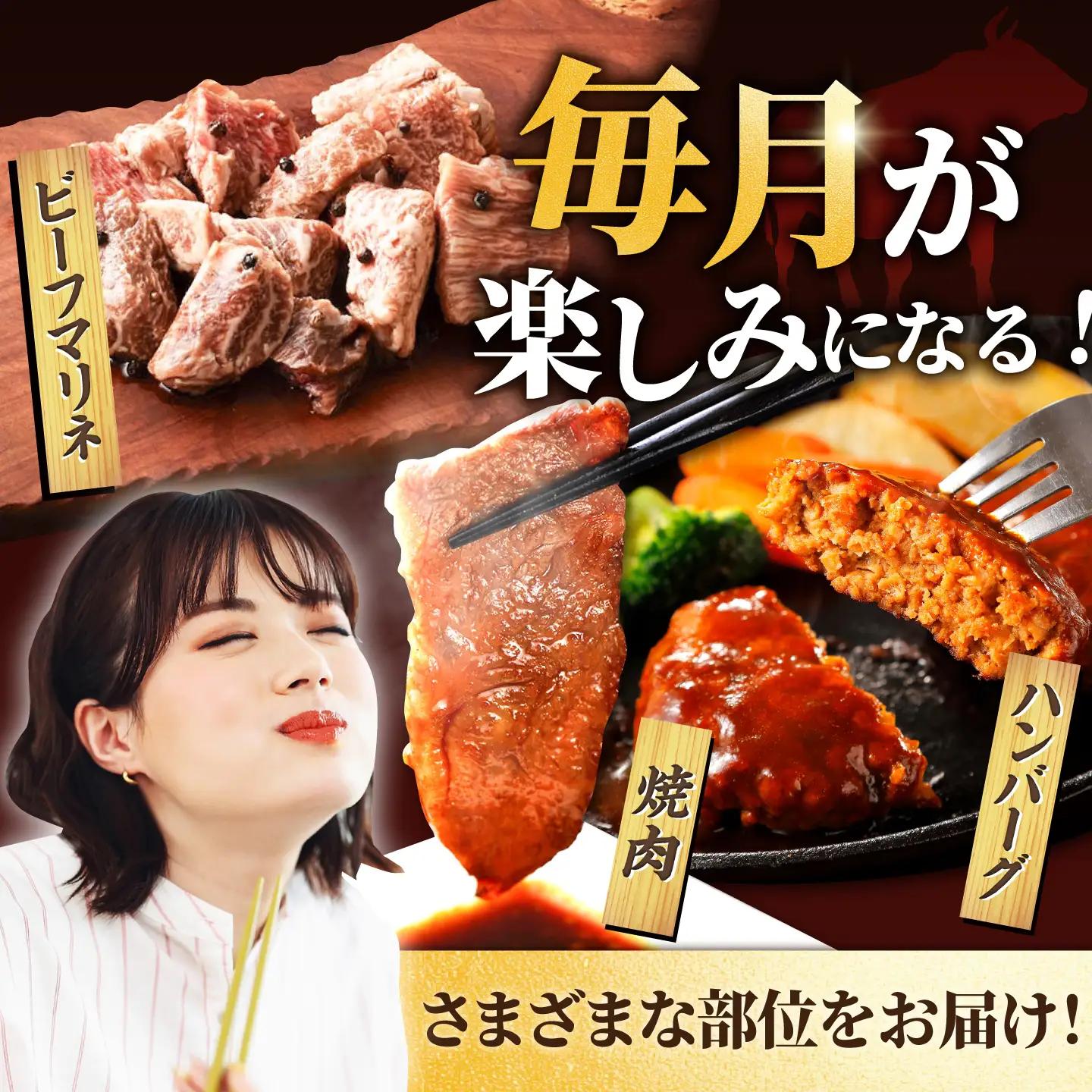 【6回定期便】しろいし牛1頭まるごと 食卓定期便 大容量 マリネ 焼肉 ハンバーグ 佐賀セントラル牧場 [IAH222]