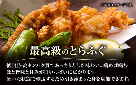 【先行予約】泳ぐ・とらふぐ 唐揚げ（味付き） 1匹分 [HAB004]とらふぐ トラフグ ふぐ