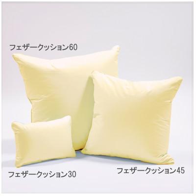 ふるさと納税 西郷村 羽毛たっぷりで快適おうち時間!フェザークッション45(45cm角) |  | 02