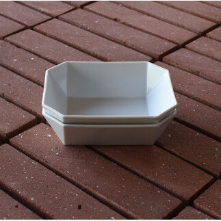 1616/ TY Square Bowl 150 White 2個セット 有田焼 器 皿 ボウル ホワイト 白 A15-244_イメージ2