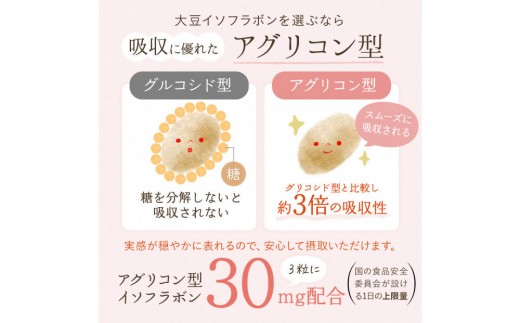 サプリメント ルミエル プレエクオール 1袋30日分 アグリコン型大豆イソフラボン マルチビタミン 女性のゆらぎをケア