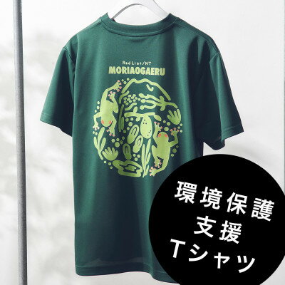 【ふるさと納税】【「地倉沼」環境保護支援】モリアオガエルデザインTシャツ《Lサイズ》【1693192】