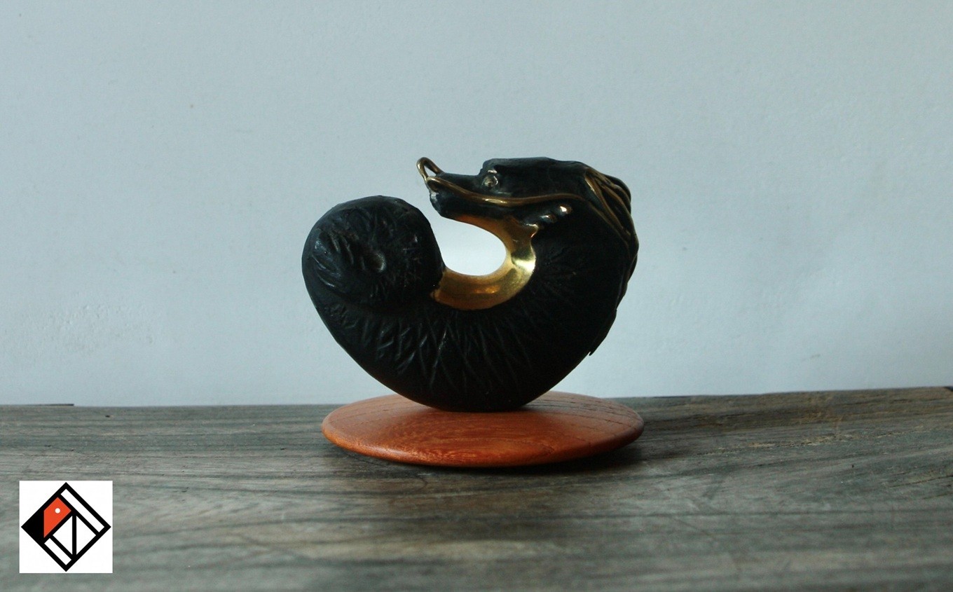 
            【新潟県無形文化財認定 蝋型鋳金】2024モデル干支「辰」 蝋型鋳金置物 Zodiac「Tatu」[ZI710]
          