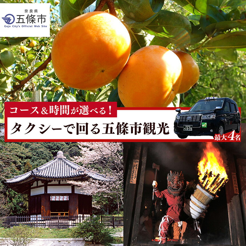 【ふるさと納税】コース＆時間が時間選べる！タクシーで回る五條市観光 | タクシー 観光 市内観光 神社仏閣巡り 五條市