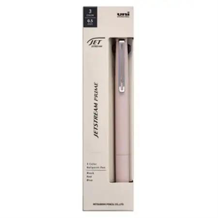 【川西町・飯豊町共通返礼品】JETSTREAM3色 ローズピンク/Uni color(100色)【1676197】