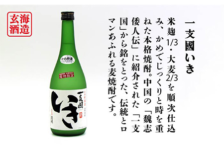 【全3回定期便】隆美焼酎・かめ貯蔵 いき 27度の2本入りセット [JDB198] 36000 36000円  コダワリ麦焼酎・むぎ焼酎 こだわり麦焼酎・むぎ焼酎 おすすめ麦焼酎・むぎ焼酎 おススメ麦