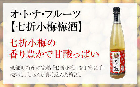 日本酒 初雪盃純米吟醸酒 720ml / オ・ト・ナ・フルーツ 七折小梅梅酒2本セット 日本酒 梅酒 BJAD001
