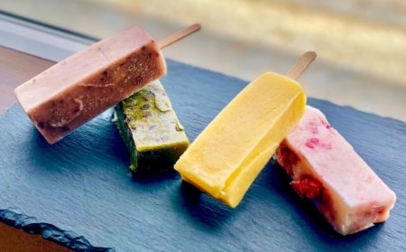 【菓子工房　菓のん】淡路島の小さな和菓子店が作った「くずもちアイス」4本セット