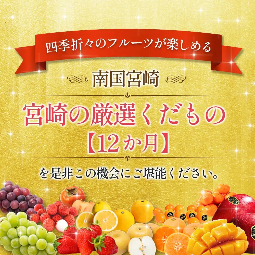 青果店チョイス！くだもの定期便Vol.6（全12回）国産 フルーツ 果物 1年間 毎月お届け 産地直送 G49-27