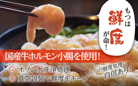 もつ鍋 計1kg 国産 味噌もつ鍋