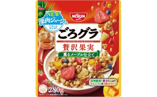 日清シスコ　ごろグラ　贅沢果実　　280ｇ×6袋
